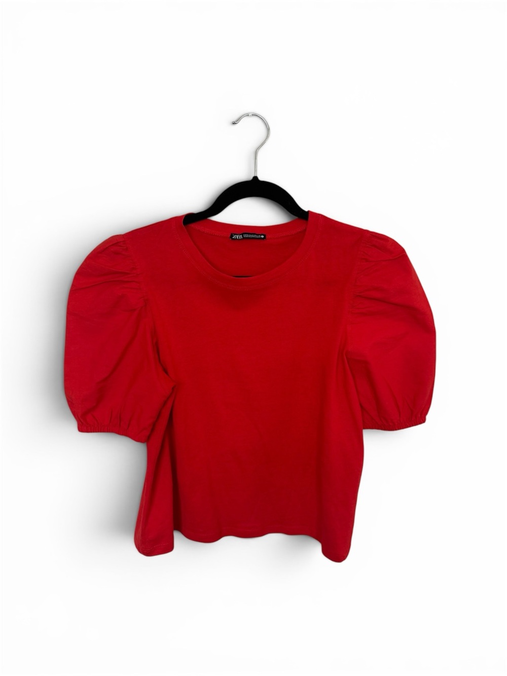 Zara Puff-Sleeve Top
